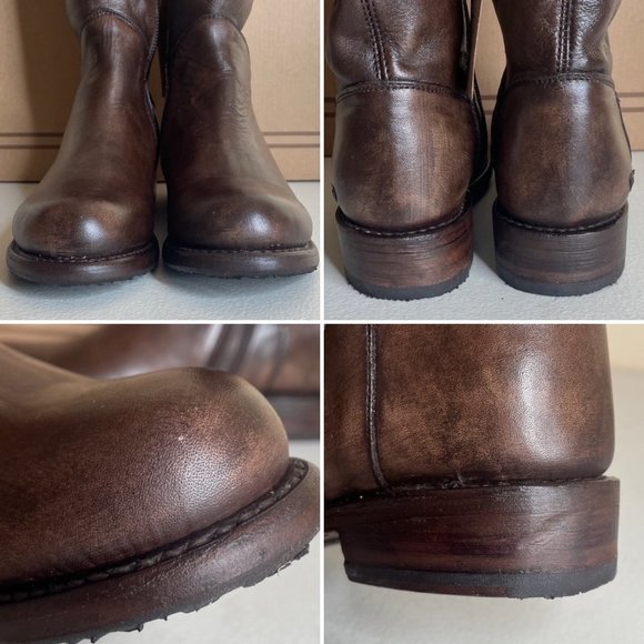 NWT BED STU Manchester Teak Glaze Riding Boots Size 6.5 - Picture 8 of 16